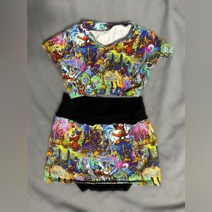 Colorful Disney Fantasia Mickey Mouse Outfit